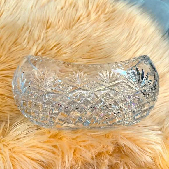 Crystal Decorative Bowl Home Decor NEW! - Picture 3 of 8